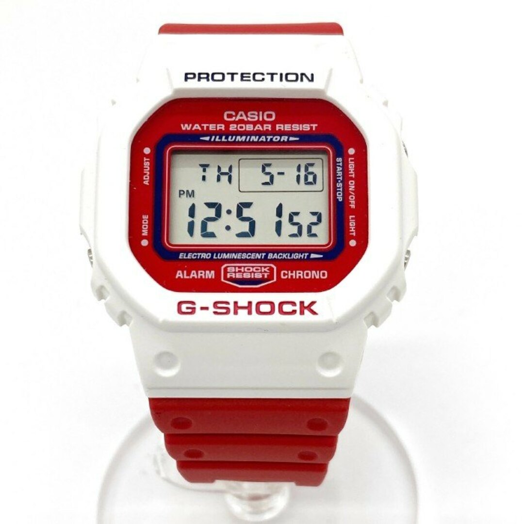 CASIO(カシオ)の★CASIO カシオ DW-5600TB-4AJF G-SHOCK THROW BACK スローバック 1983 腕時計 ホワイト レッド メンズの時計(腕時計(デジタル))の商品写真