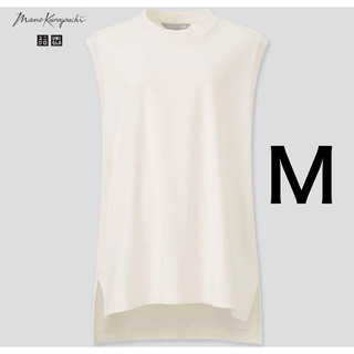 マメ(mame)のUNIQLO mame エアリズムコットンオーバーサイズT(Tシャツ(半袖/袖なし))