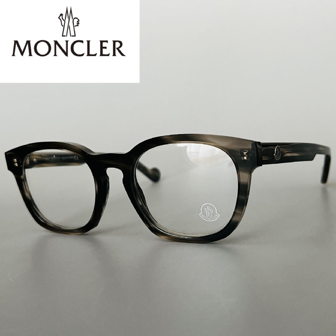 MONCLER(モンクレール)のメガネ モンクレール ウェリントン ブラウン グラデーション レオン おしゃれ メンズのファッション小物(サングラス/メガネ)の商品写真