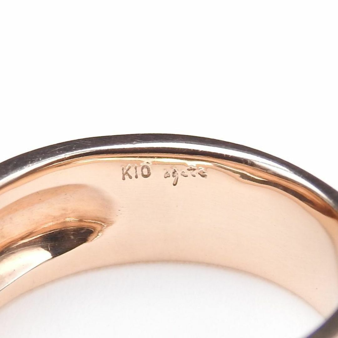 agete(アガット)の【正規品】K10 agete アガット リングジュエリー 指輪　レディース レディースのアクセサリー(リング(指輪))の商品写真