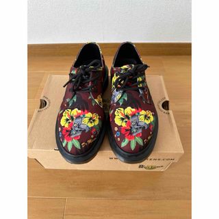 ドクターマーチン(Dr.Martens)のドクターマーチン レースアップシューズ  キャンバス フラワー スカル花柄(ブーツ)