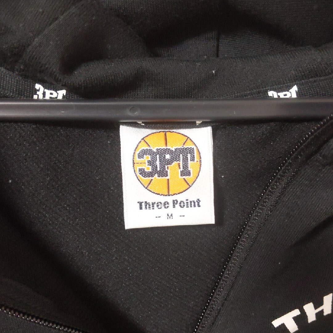 3PT ジップアップパーカー　Ｍ バスケ メンズのトップス(パーカー)の商品写真