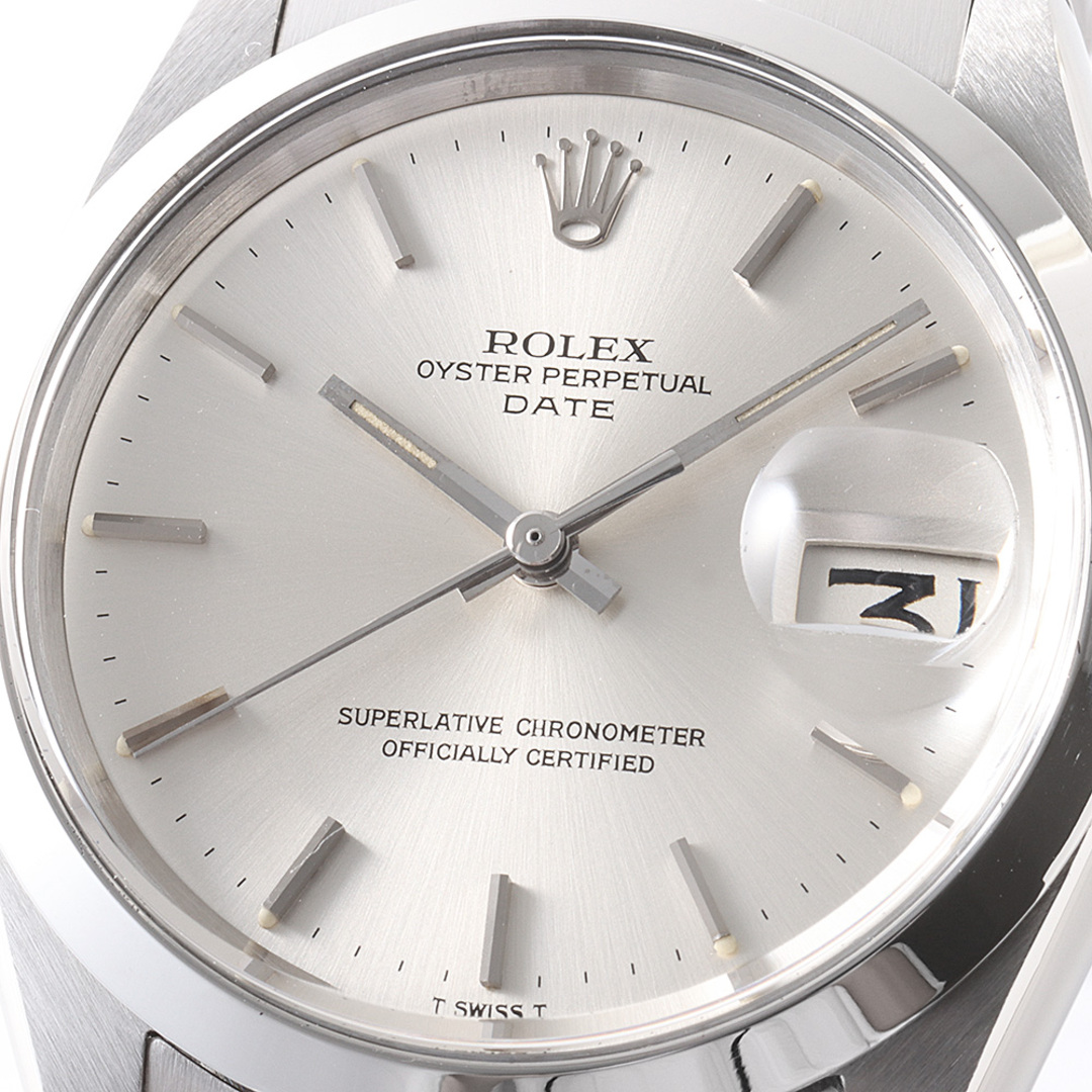 ROLEX(ロレックス)のロレックス オイスターパーペチュアル デイト 1500 シルバー バー 23番 メンズ アンティーク 腕時計 メンズの時計(腕時計(アナログ))の商品写真