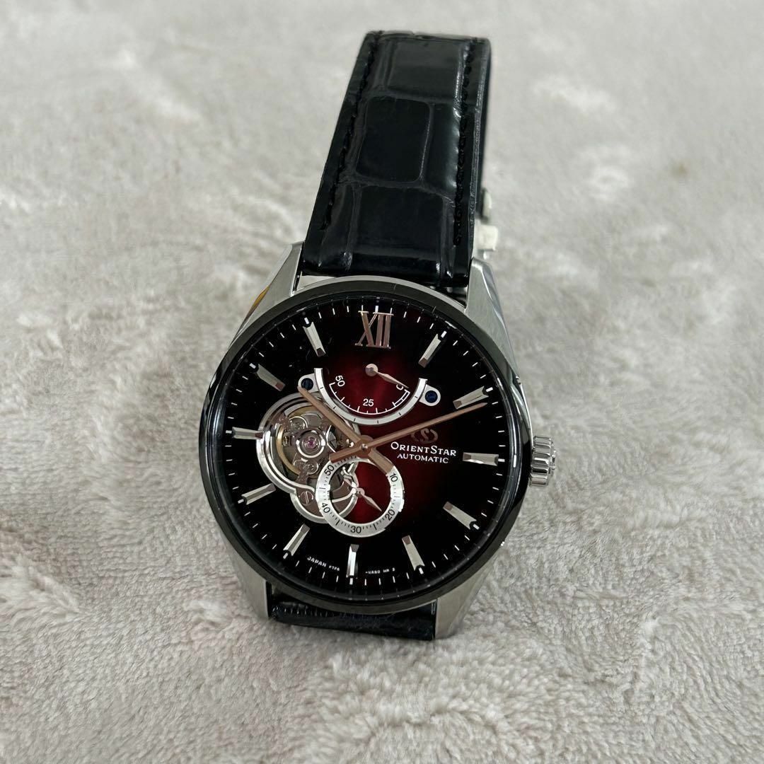 ORIENT(オリエント)の【ほぼ新品】オリエントスター コンテンポラリー スリムスケルトン 機械式　自動巻 メンズの時計(腕時計(アナログ))の商品写真
