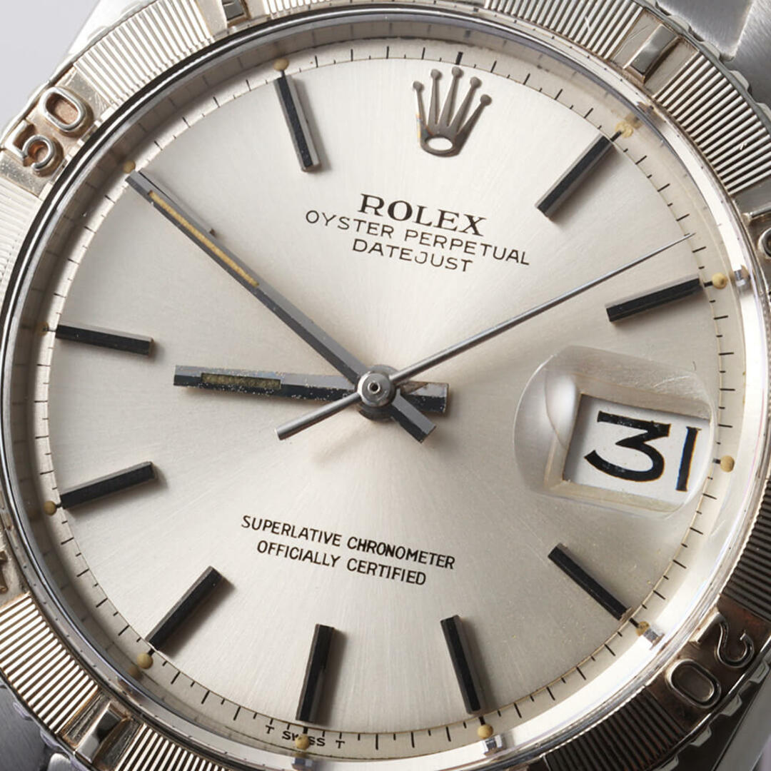 ROLEX(ロレックス)のロレックス デイトジャスト サンダーバード 1625 シルバー 26番 メンズ アンティーク 腕時計 メンズの時計(腕時計(アナログ))の商品写真