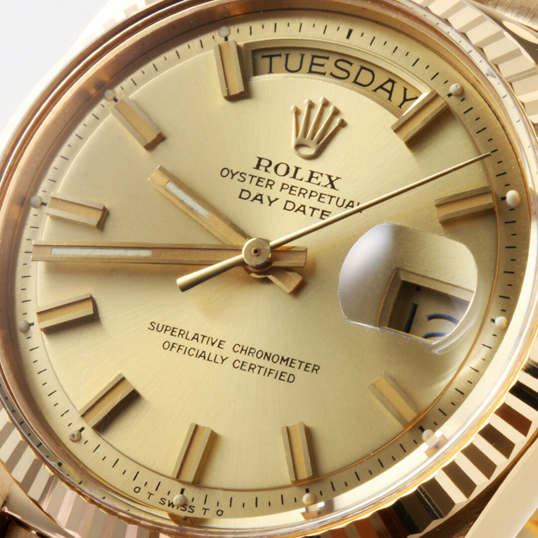 ROLEX(ロレックス)のロレックス デイデイト 1803 シャンパン ワイドボーイ 29番 メンズ アンティーク 腕時計 メンズの時計(腕時計(アナログ))の商品写真