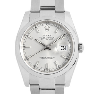 ロレックス(ROLEX)のロレックス デイトジャスト 116200 シルバー バー ランダム番 メンズ 中古 腕時計(腕時計(アナログ))