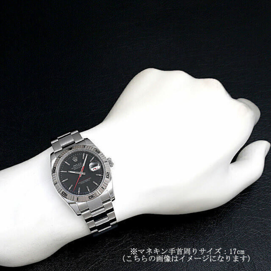 ROLEX(ロレックス)のロレックス ターノグラフ 116264 ブラック 3列 オイスターブレス D番 メンズ 中古 腕時計 メンズの時計(腕時計(アナログ))の商品写真