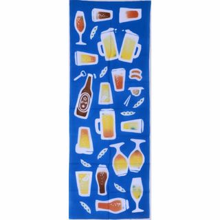 注染手ぬぐい　nugoo「beer」(日用品/生活雑貨)