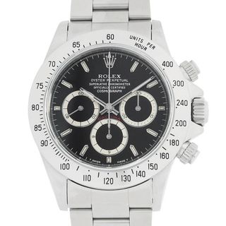 ロレックス(ROLEX)のロレックス デイトナ 16520 ブラック 逆6文字盤 シングルバックル L番 メンズ 中古 腕時計(腕時計(アナログ))