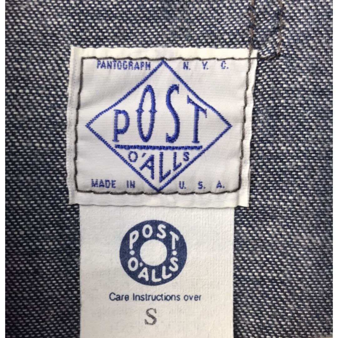 POST OVERALLS(ポストオーバーオールズ)のPOST O'ALLS  デニム プルオーバージャケット S USA製  メンズのトップス(シャツ)の商品写真