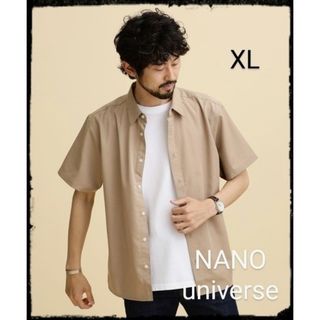 ナノユニバース(nano・universe)の【美品】LB.04/スタンダードレギュラーカラーシャツ／半袖(シャツ)