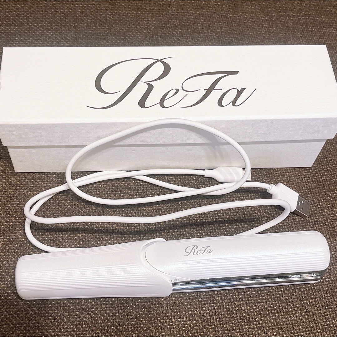 ReFa(リファ)のReFa ヘアアイロン　リファ　ストレートアイロン　フィンガーヘアアイロン スマホ/家電/カメラの美容/健康(ヘアアイロン)の商品写真