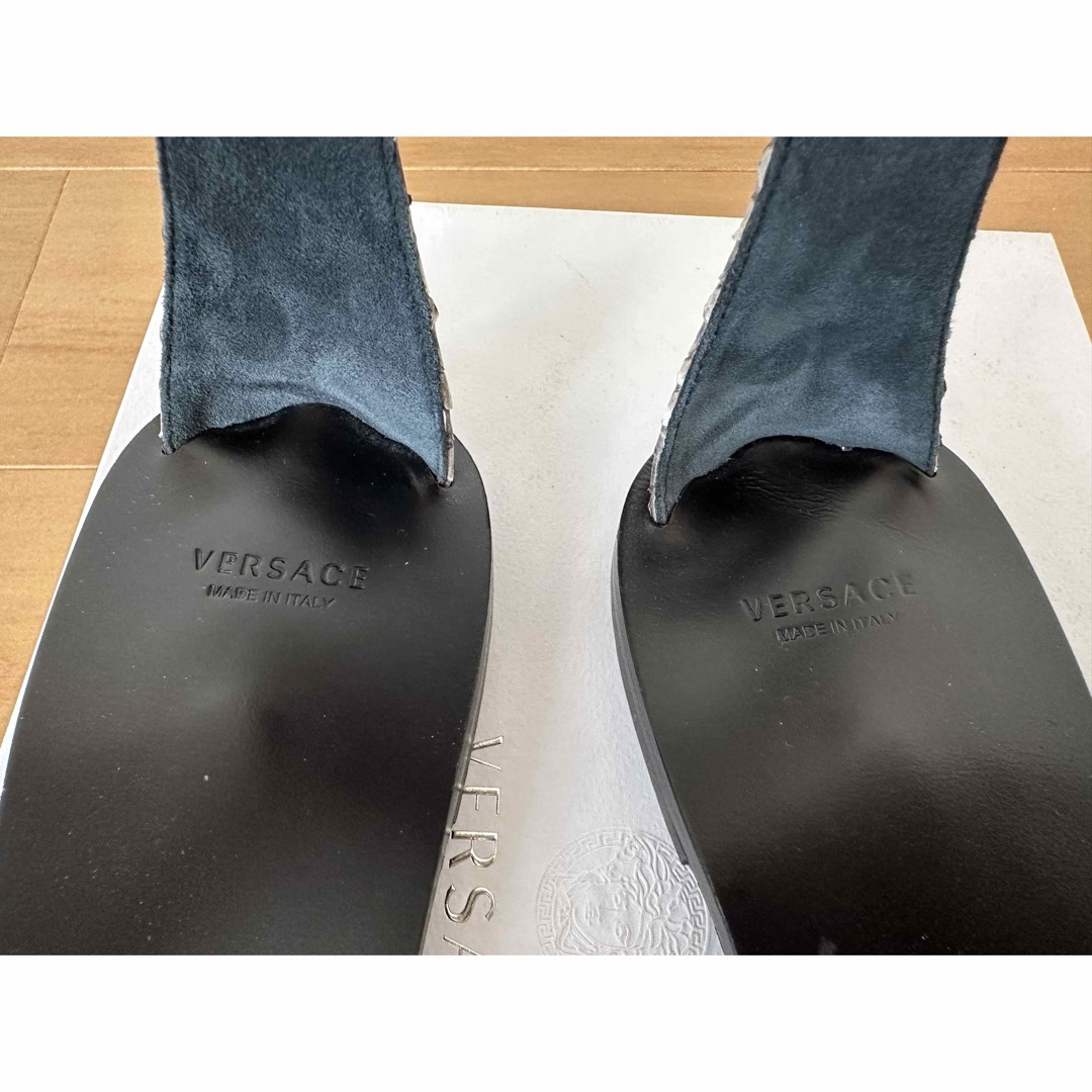 VERSACE ヘビ革スリッポン 靴 Made in Italy(チェザレ VERSACE ヘビ革スリッポン 靴 Made in Italy(チェザレ