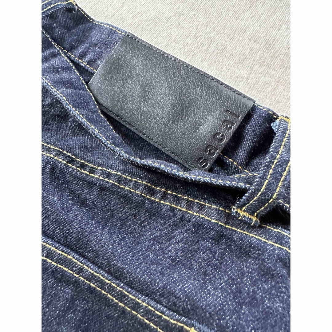 sacai(サカイ)の2新品 sacai x BEYONDEXX デニム パンツ ジーンズ ベルト付き メンズのパンツ(デニム/ジーンズ)の商品写真