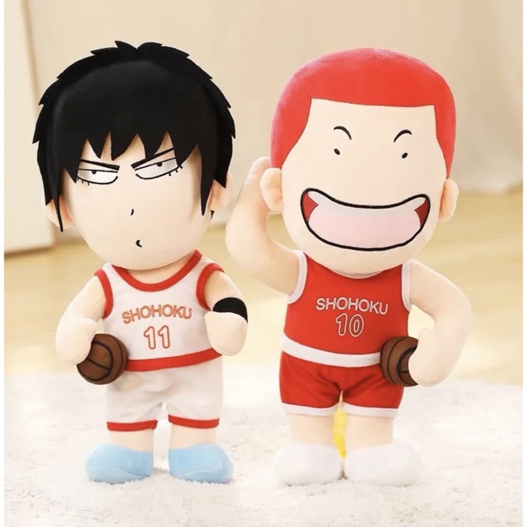 ★SLAM DUNK  桜木花道・流川楓 35cm ぬいぐるみ サイズ変更可能 エンタメ/ホビーのおもちゃ/ぬいぐるみ(キャラクターグッズ)の商品写真