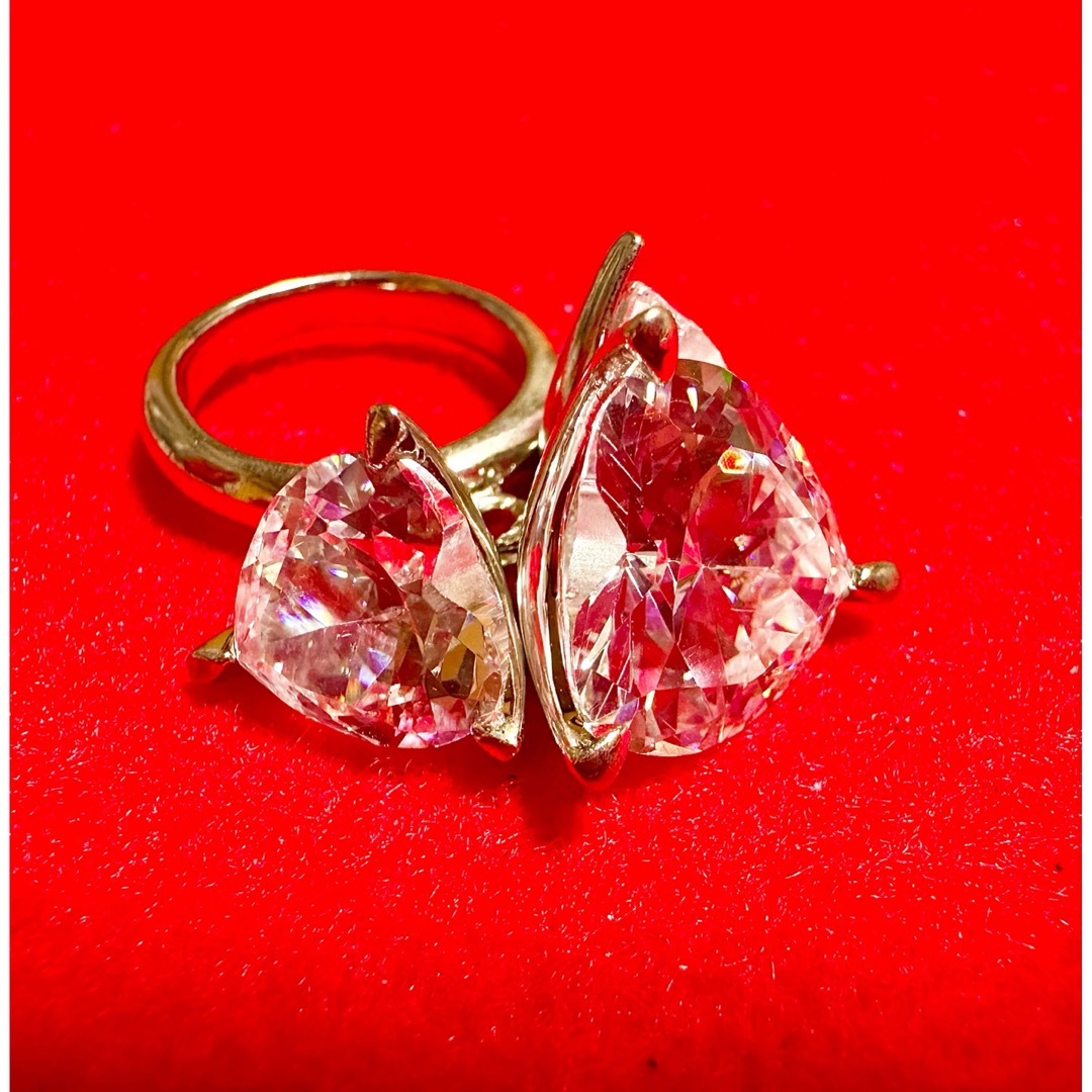 4℃(ヨンドシー)の🌹4℃大粒ハートチャームリング🌹 レディースのアクセサリー(リング(指輪))の商品写真