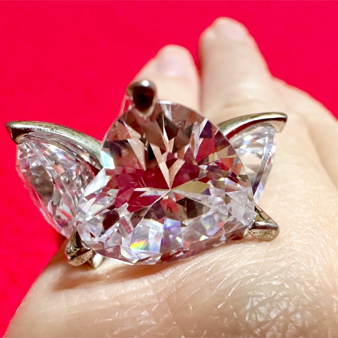 4℃(ヨンドシー)の🌹4℃大粒ハートチャームリング🌹 レディースのアクセサリー(リング(指輪))の商品写真