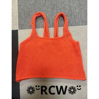 RCWニットビスチェ　オレンジ(その他)