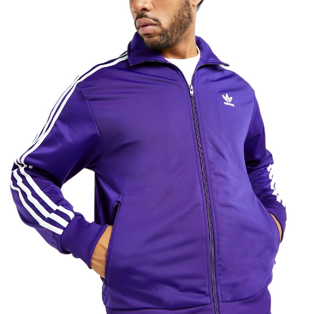 adidas☆ファイヤーバードトラックジャケット☆ジャージ☆紫☆XL adidas☆ファイヤーバードトラックジャケット☆ジャージ☆紫☆XL