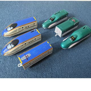 プラレールシリーズ(プラレールシリーズ)のプラレール車両セット　E7系かがやき　E5系はやぶさ(鉄道模型)