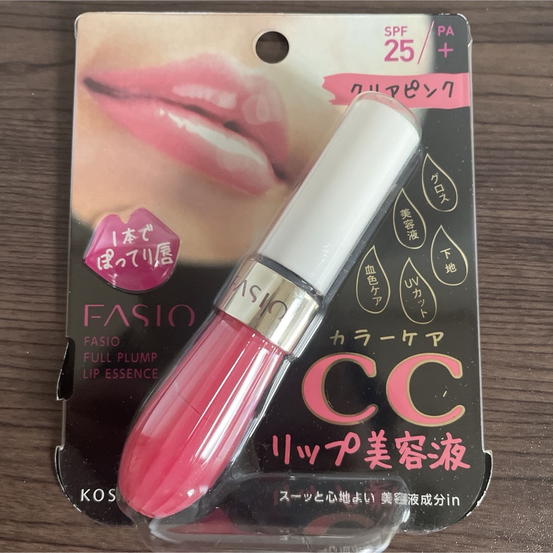 Fasio(ファシオ)のファシオ フルプランプ リップエッセンス CC II 002 クリアピンク 6g コスメ/美容のスキンケア/基礎化粧品(リップケア/リップクリーム)の商品写真