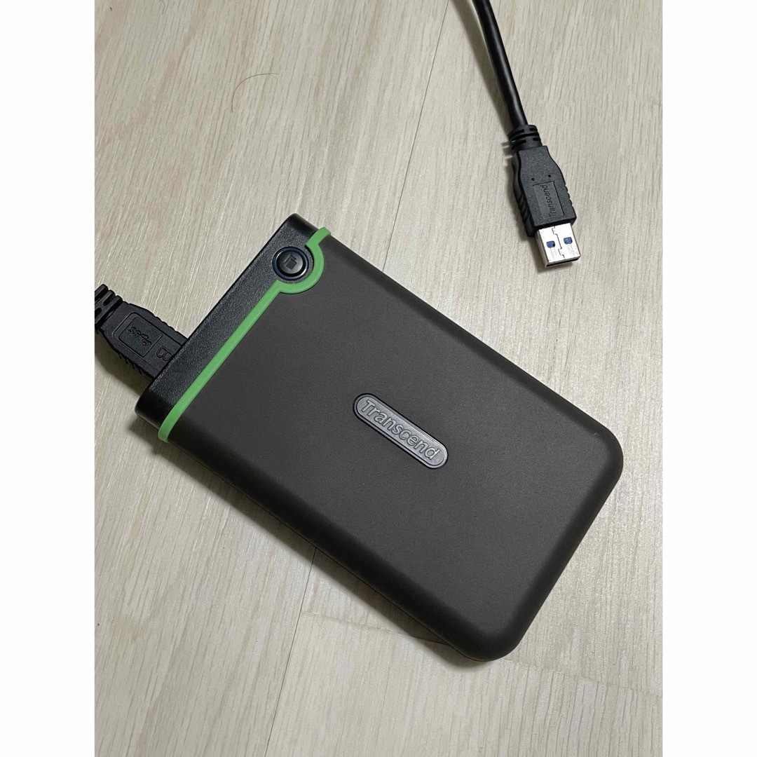 Transcend(トランセンド)のTranscend 2TB USB3.0 ポータブルHDD スマホ/家電/カメラのPC/タブレット(PC周辺機器)の商品写真