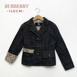 バーバリー(BURBERRY)の✨美品✨バーバリー ロンドン　デニムジャケット　ノバチェック柄　140cm(ジャケット/上着)