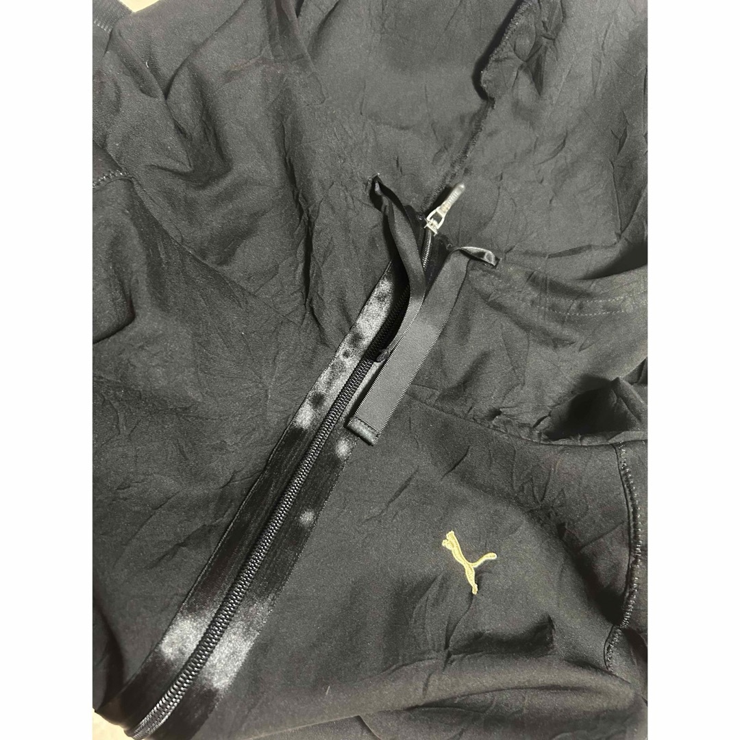 PUMA(プーマ)のプーマ PUMA フーデッドニットジャケットトレーニングウェア Mブラック レディースのジャケット/アウター(その他)の商品写真