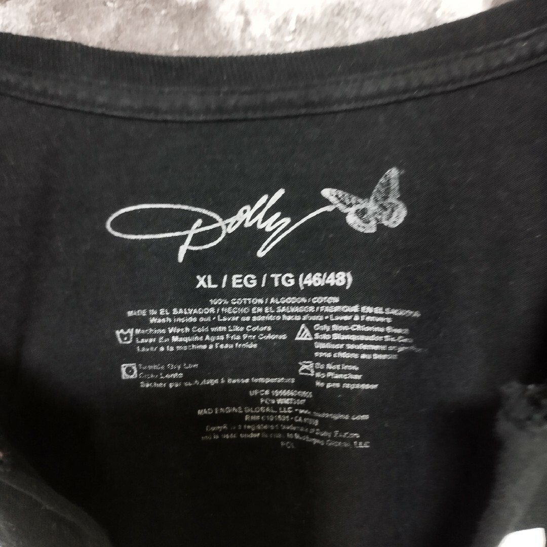 MUSIC TEE(ミュージックティー)のドリーパートンカントリーバンドtシャツTシャツバンTバンt人物オーバーサイズ黒 メンズのトップス(Tシャツ/カットソー(半袖/袖なし))の商品写真