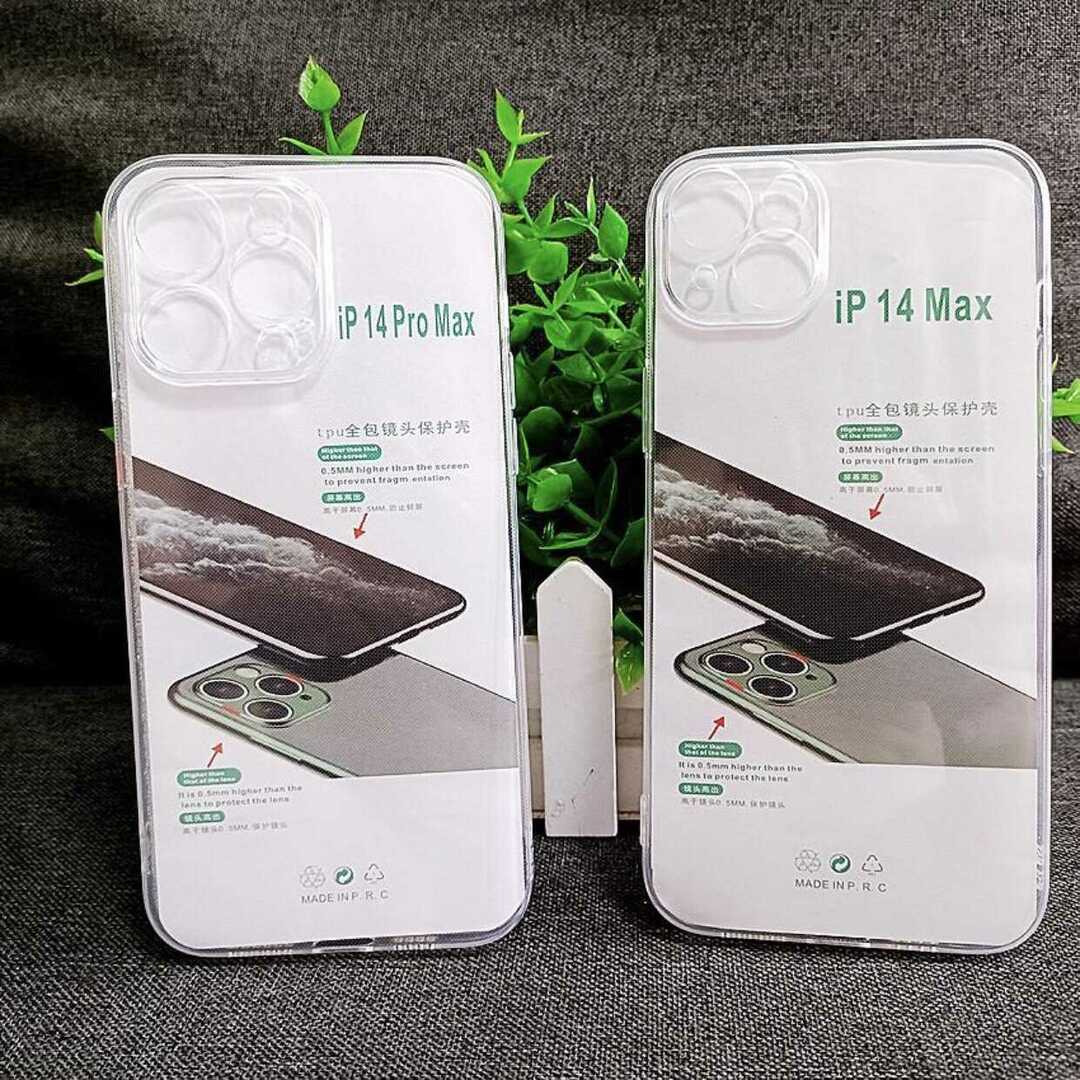iPhone14promax 背面透明 カラーをそのまま映し出す クリア TPU スマホ/家電/カメラのスマホアクセサリー(iPhoneケース)の商品写真