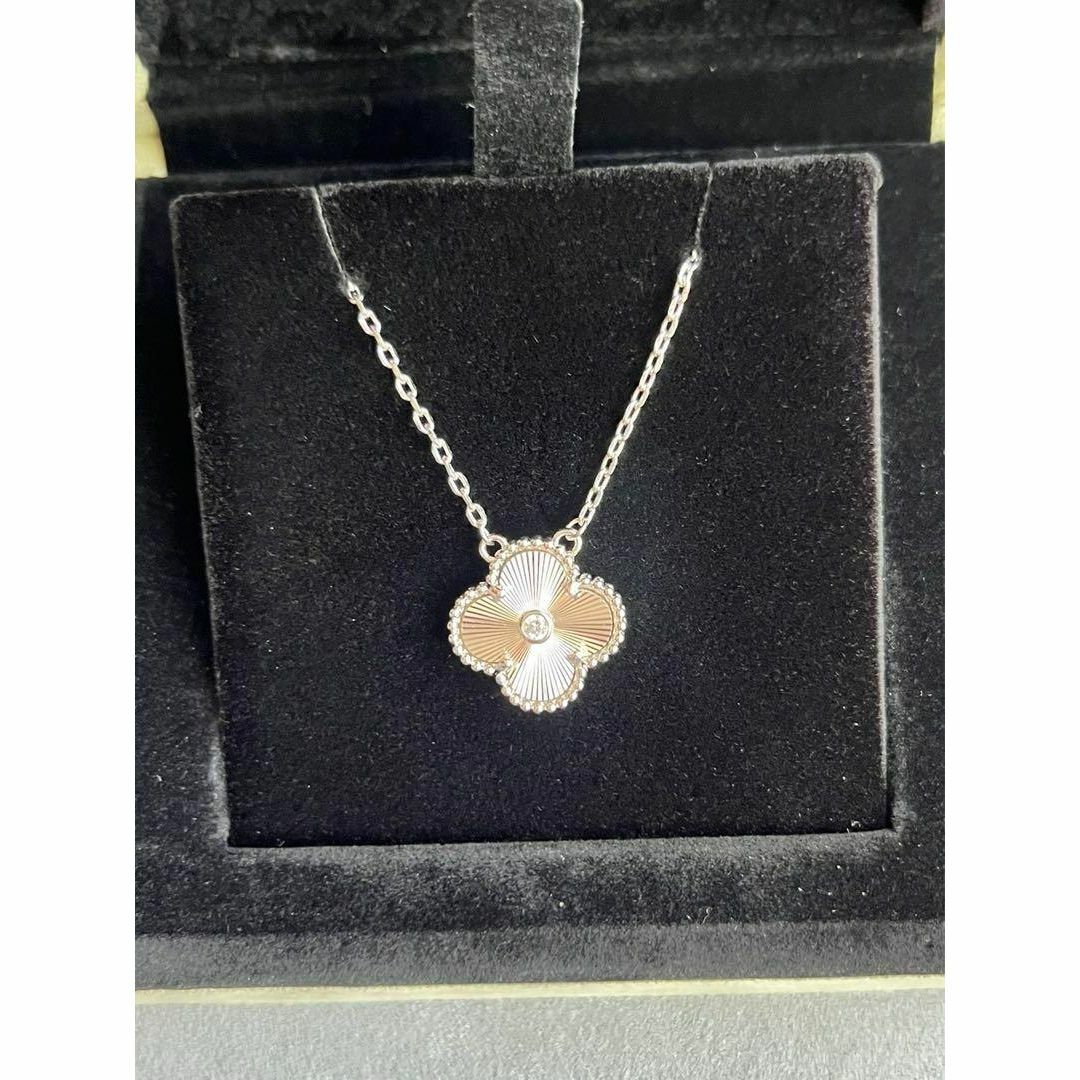 最高品質　ホワイトゴールド　ネックレス　一粒ダイヤモンド　シルバー　モアサナイト レディースのアクセサリー(ネックレス)の商品写真