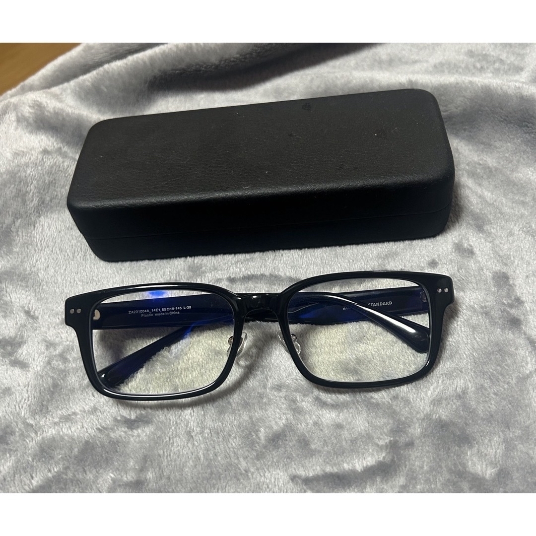 Zoff(ゾフ)のメガネ　ほぼ新品　左目右目-0.25 メンズのファッション小物(サングラス/メガネ)の商品写真