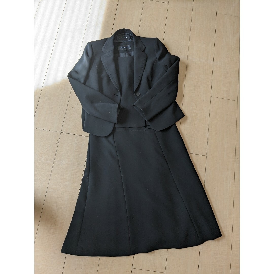 SOIR BENIR(ソワールベニール)のソワールベニール　礼服　ブラックフォーマル　ジャケット&ワンピース　高級品 レディースのフォーマル/ドレス(礼服/喪服)の商品写真