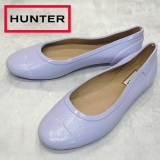 ハンター(HUNTER)のHUNTER フラットシューズ ラバーパンプス ぺたんこレインシューズ ハンター(レインブーツ/長靴)