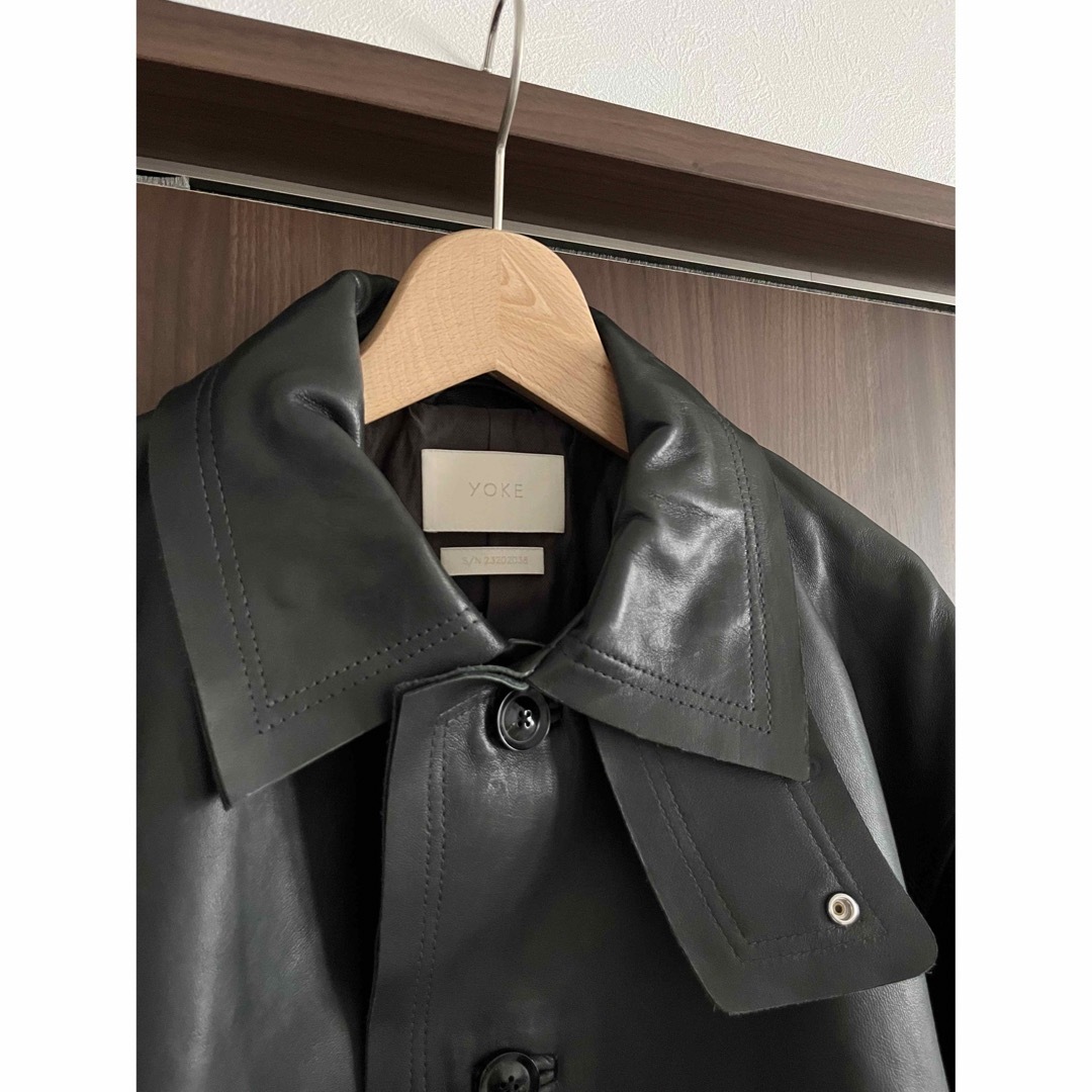 YOKE(ヨーク)の22AW YOKE CUT-OFF LEATHER CAR COAT 2 メンズのジャケット/アウター(レザージャケット)の商品写真