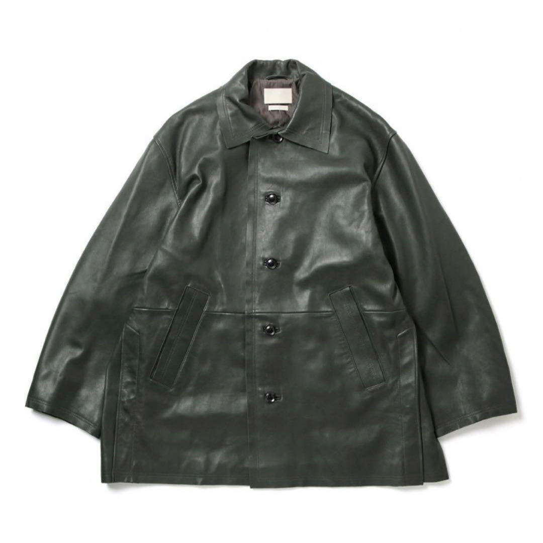 YOKE(ヨーク)の22AW YOKE CUT-OFF LEATHER CAR COAT 2 メンズのジャケット/アウター(レザージャケット)の商品写真