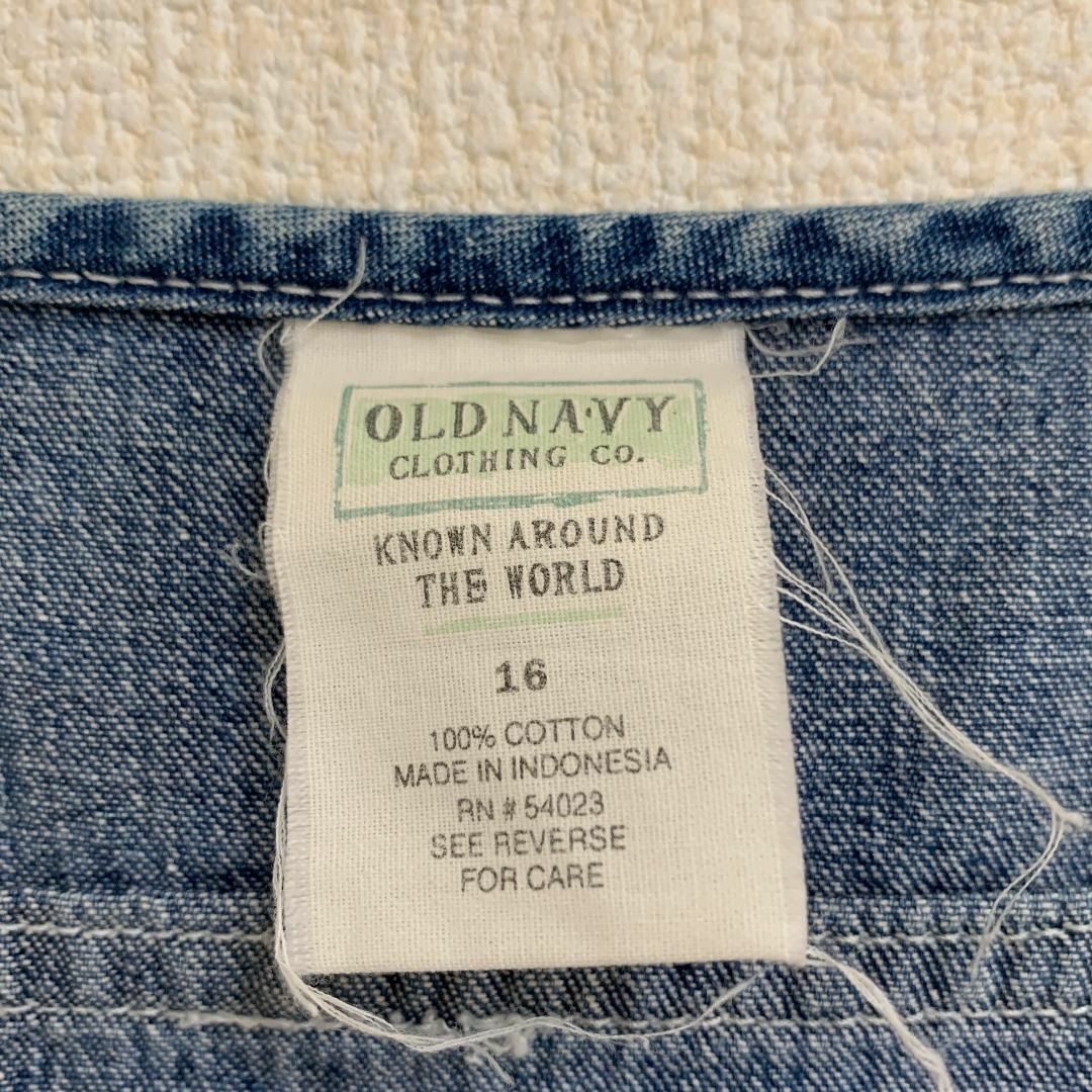 Old Navy(オールドネイビー)のオールドネイビー デニムワンピース  FREE SIZE ブルー □ レディースのワンピース(ロングワンピース/マキシワンピース)の商品写真