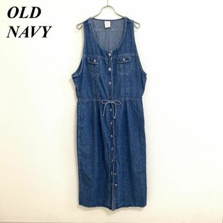 Old Navy - オールドネイビー デニムワンピース  FREE SIZE ブルー □