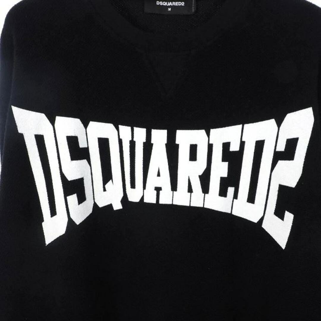 DSQUARED2(ディースクエアード)のディースクエアード DSQUARED2 スウェット トレーナー M ブラック メンズのトップス(その他)の商品写真