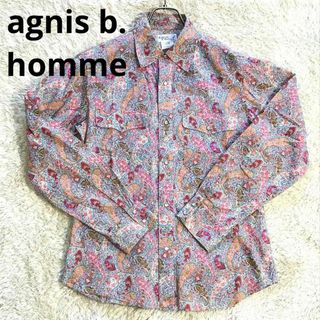 agnes b. - アニエスベー　メンズ　ウエスタンシャツ　ペイズリー総柄　Mサイズ