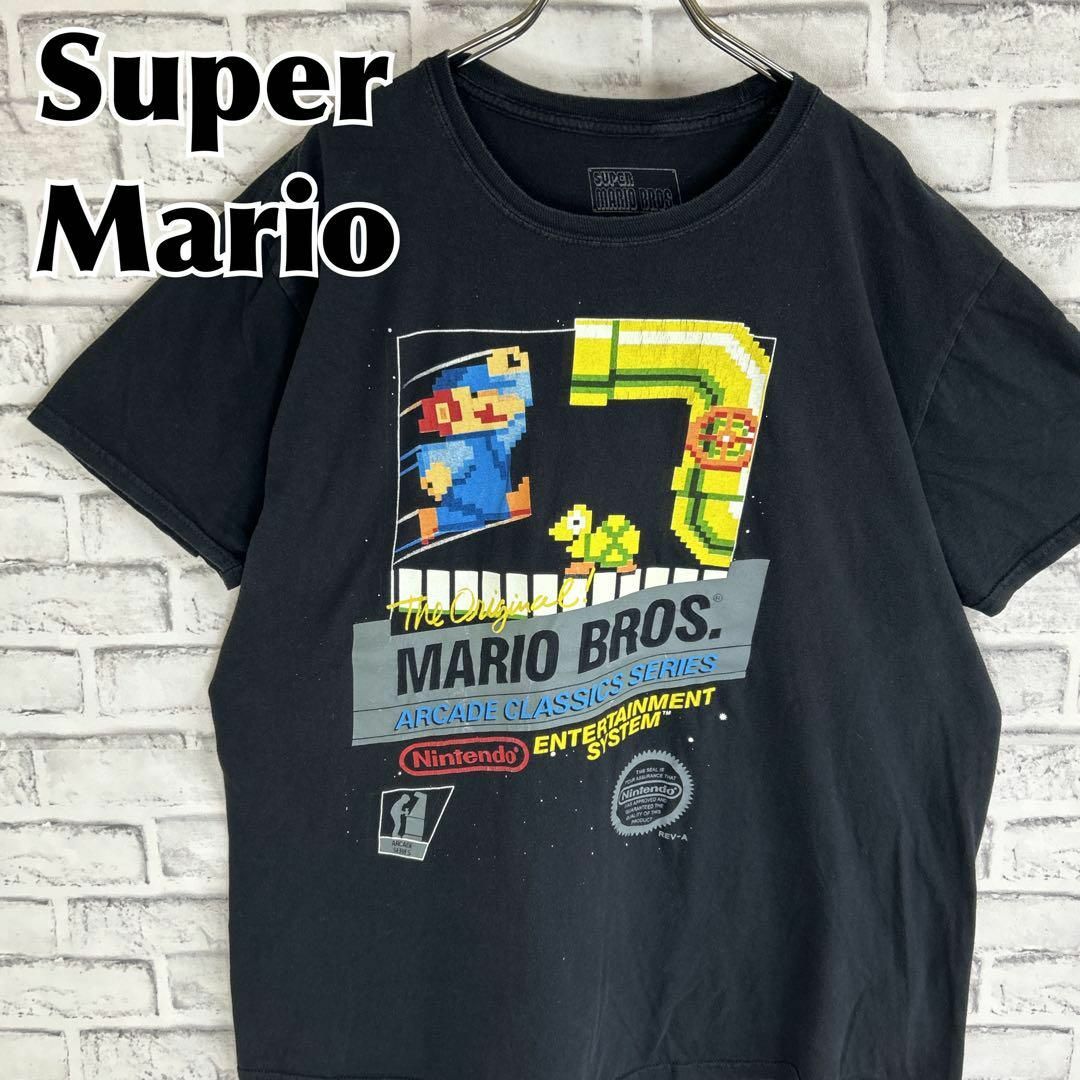 任天堂(ニンテンドウ)のSUPER MARIO スーパーマリオブラザーズ ドット Tシャツ 半袖 輸入品 メンズのトップス(Tシャツ/カットソー(半袖/袖なし))の商品写真