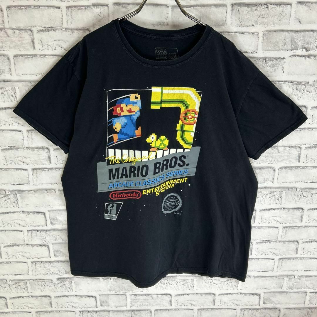 任天堂(ニンテンドウ)のSUPER MARIO スーパーマリオブラザーズ ドット Tシャツ 半袖 輸入品 メンズのトップス(Tシャツ/カットソー(半袖/袖なし))の商品写真