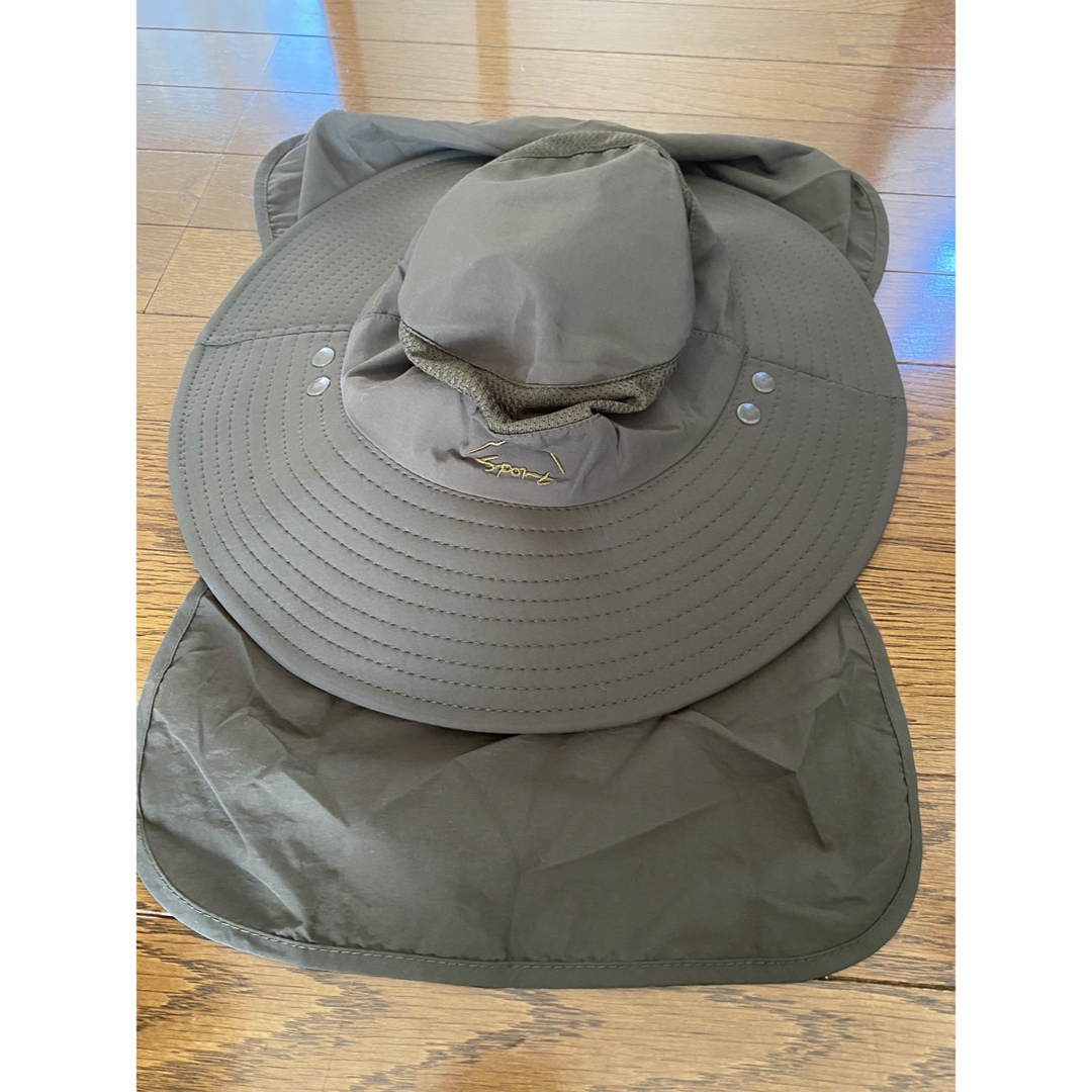 サファリハット 日よけ帽子  男女兼用 吸湿速乾 メッシュ UVカット 紫外線 メンズの帽子(ハット)の商品写真