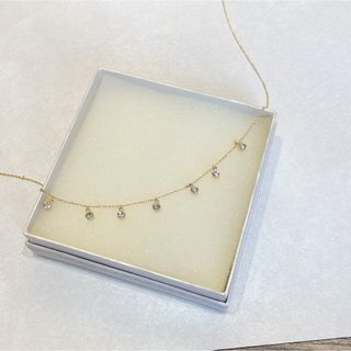 エテ(ete)のレア超美品 ダイヤモンドネックレス ゴールド14K 月のかけら(ネックレス)