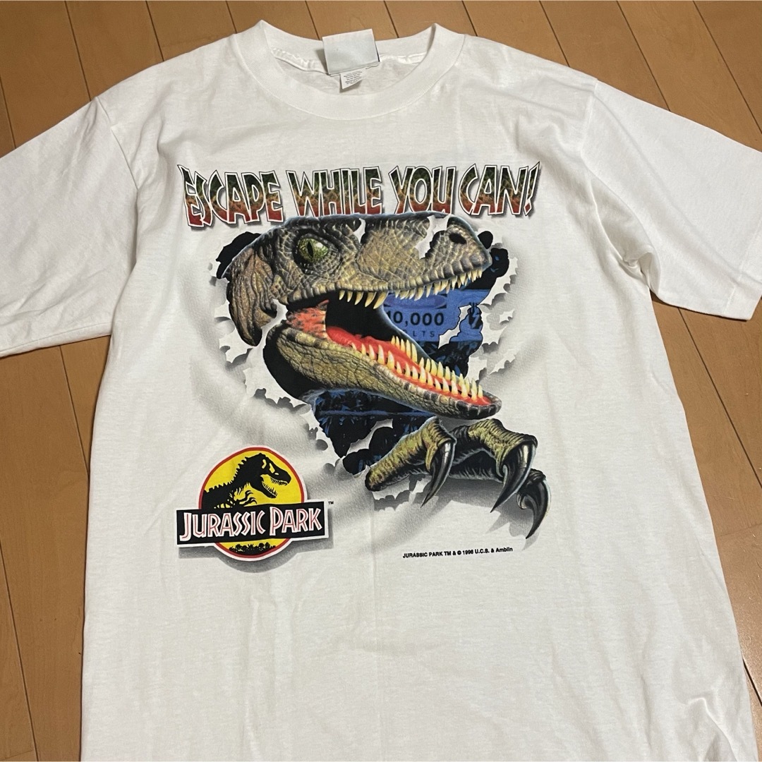 VINTAGE(ヴィンテージ)のJURASSIC PARK tシャツ 90s  メンズのトップス(Tシャツ/カットソー(半袖/袖なし))の商品写真