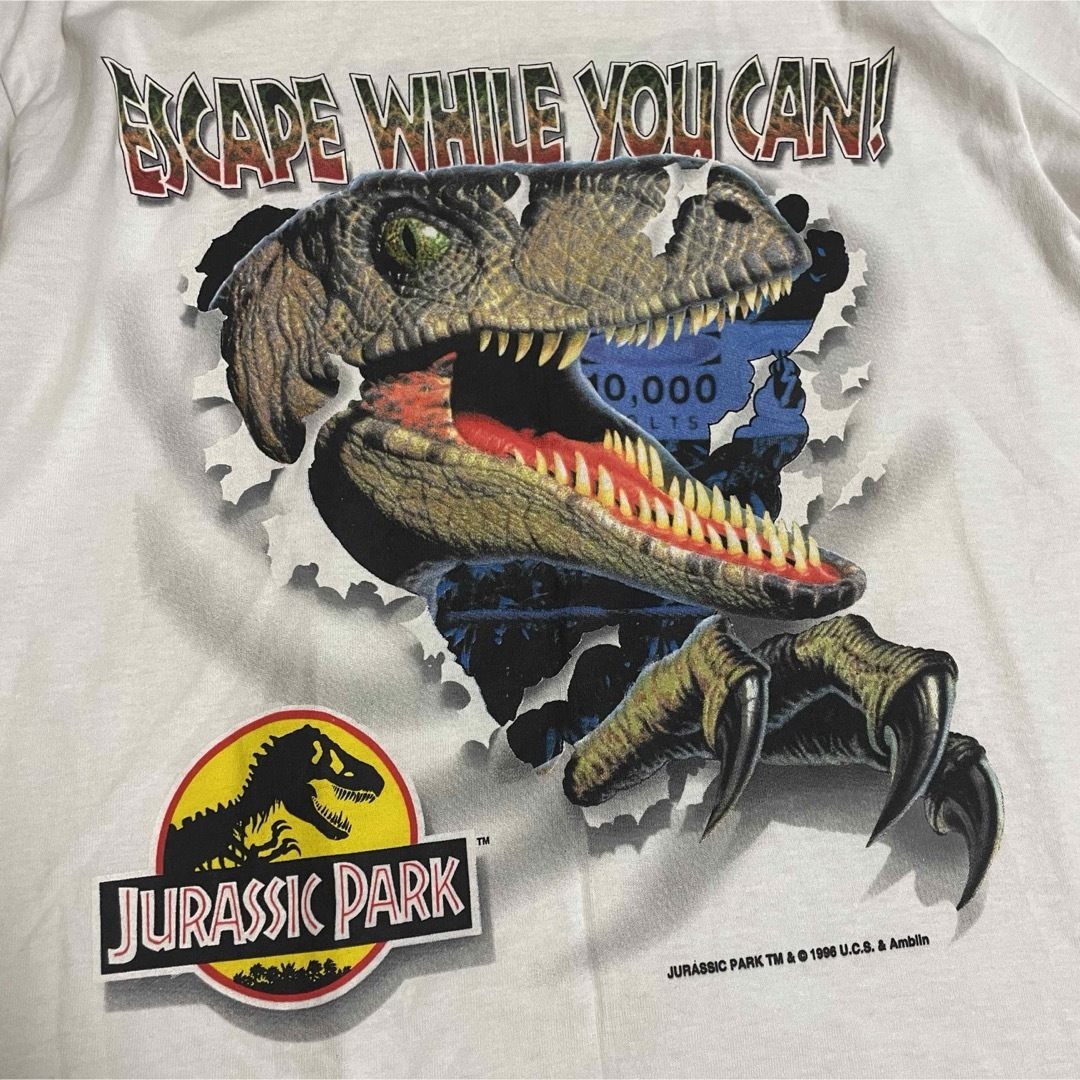 VINTAGE(ヴィンテージ)のJURASSIC PARK tシャツ 90s  メンズのトップス(Tシャツ/カットソー(半袖/袖なし))の商品写真