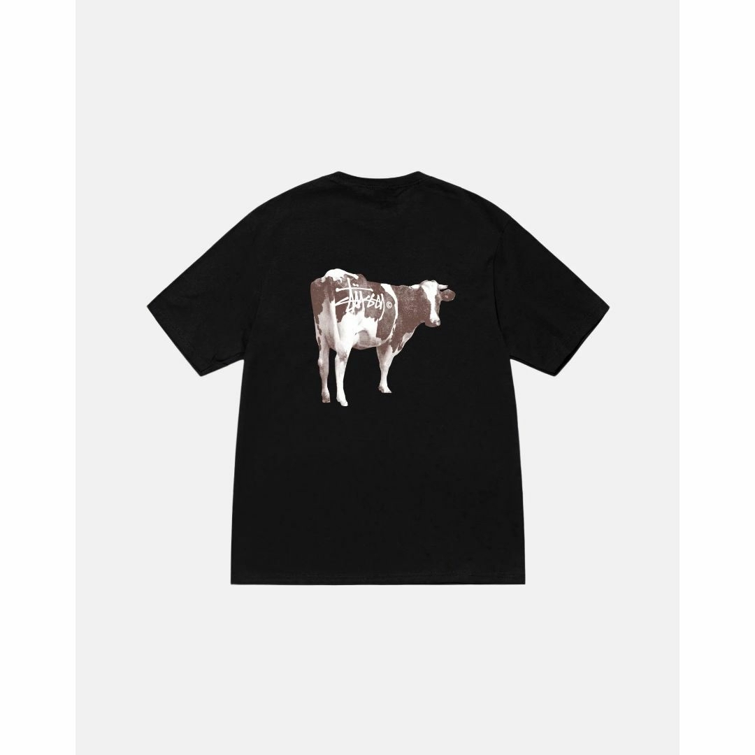 STUSSY(ステューシー)のStussy GRASSFED TEE 牛 黒 M メンズのトップス(Tシャツ/カットソー(半袖/袖なし))の商品写真