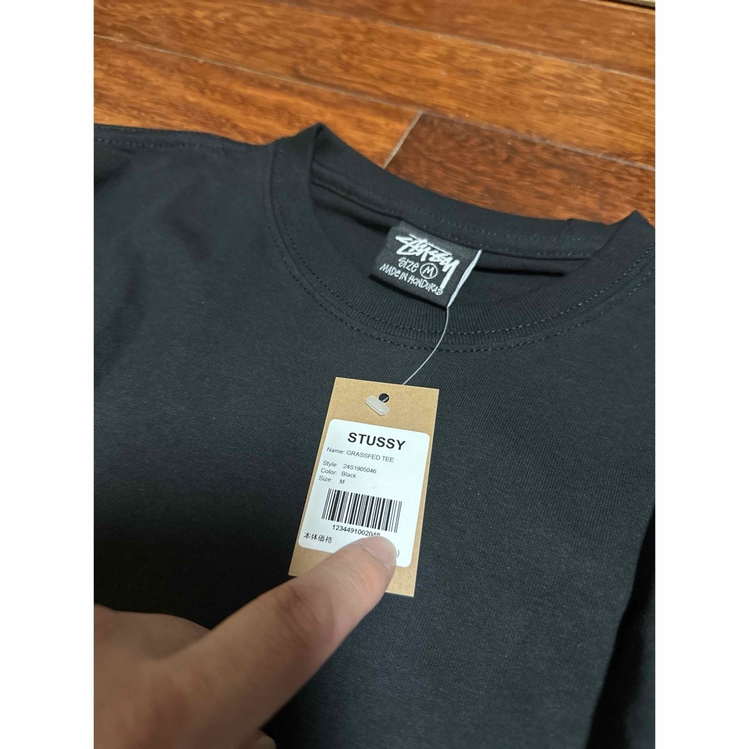 STUSSY(ステューシー)のStussy GRASSFED TEE 牛 黒 M メンズのトップス(Tシャツ/カットソー(半袖/袖なし))の商品写真