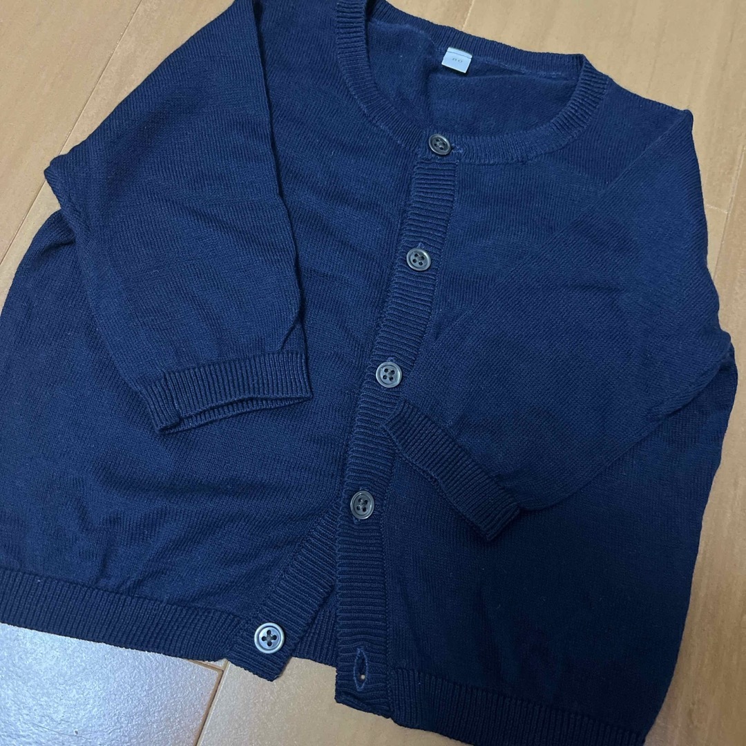 MUJI (無印良品)(ムジルシリョウヒン)のカーディガン キッズ/ベビー/マタニティのベビー服(~85cm)(カーディガン/ボレロ)の商品写真